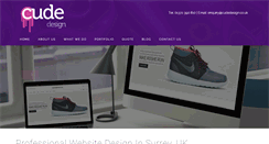 Desktop Screenshot of cudedesign.co.uk